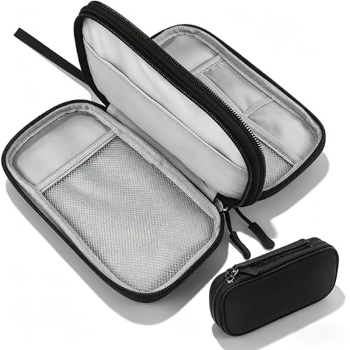 MeoZynxadril borsa per cavi custodia doppio organizer