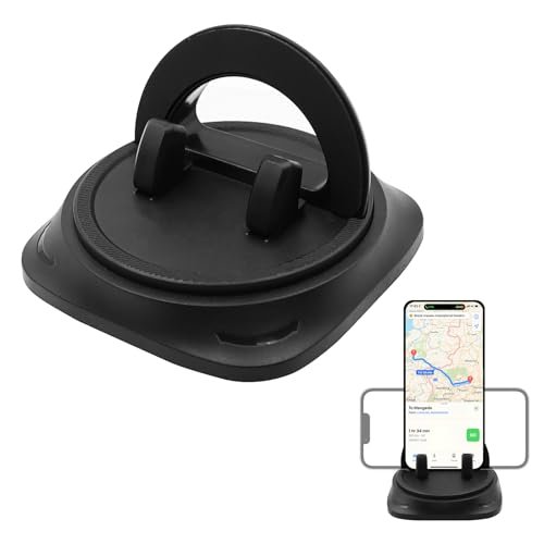 ZHIQIN porta cellulare auto per cruscotto antiscivolo rotazione 360