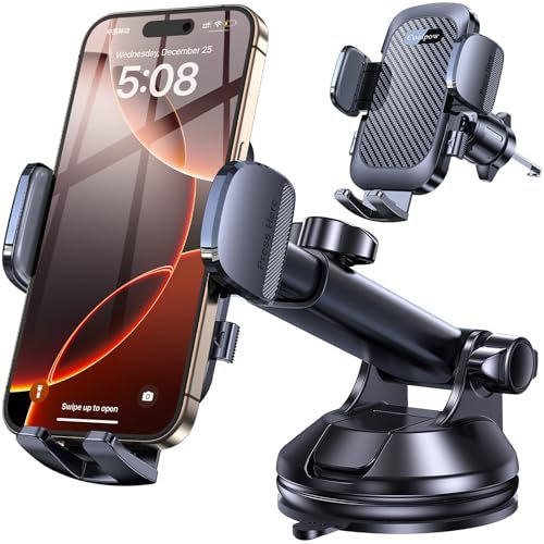 Coolpow porta cellulare auto ventosa ultra potente supporto telefono