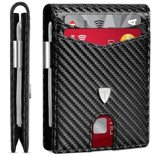 TEEHON portafoglio uomo RFID blocking