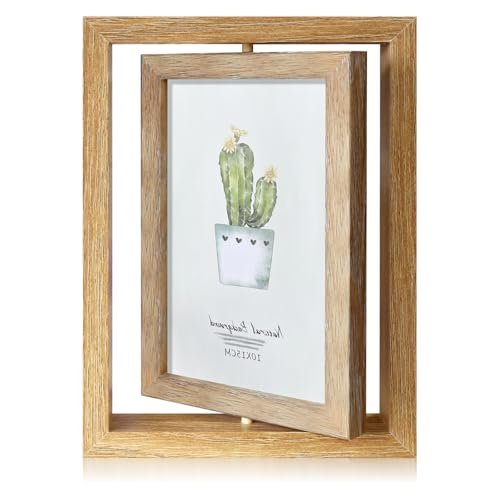 Cutefat cornice foto 10x15 doppia faccia girevole 360