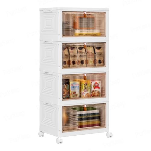 PurKeep scatole plastica con coperchio 23L 4 contenitori