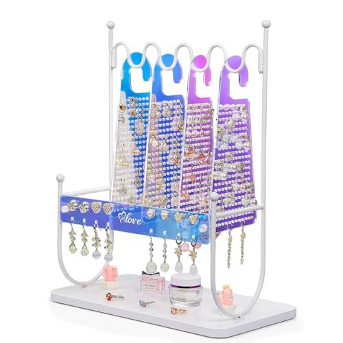 VINCOURNA porta orecchini in acrilico organizer compatto
