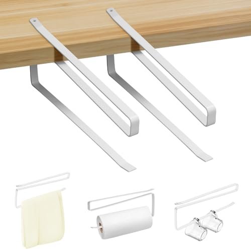 Vicloon portarotolo da cucina senza foratura 2 pezzi
