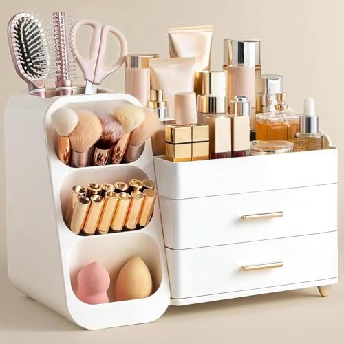 hblife organizer trucchi porta trucchi cassetti grande