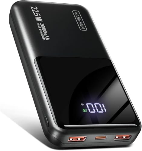 POVO power bank 20000mAh PD 22.5W ricarica rapida USB C