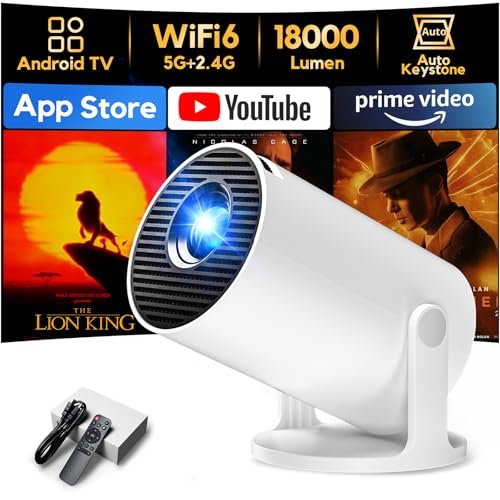 AKIYO O2 proiettore app integrate 18000 lumens WiFi 6