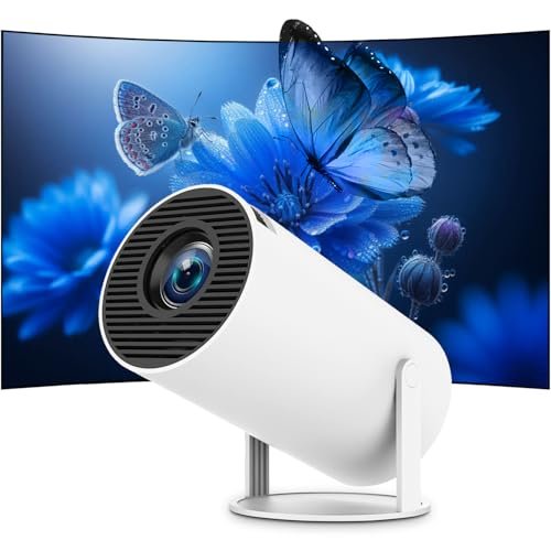 Thunrlge mini proiettore app integrata 1080P 4K WiFi 6 Android 14