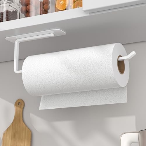 susswiff portarotolo da cucina bianco autoadesivo