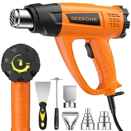 SEEKONE pistola termica professionale 2000W 60-650 gradi