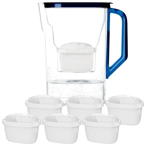 Wessper caraffa filtrante 2,7 litri per frigorifero