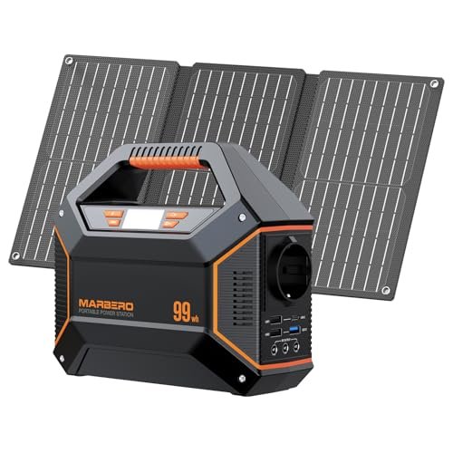 MARBERO generatore corrente portatile 99Wh 27000mAh con pannello