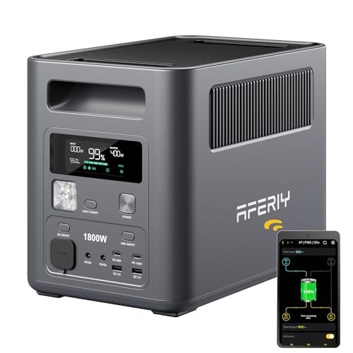 AFERIY centrale elettrica portatile 1800W generatore corrente solare
