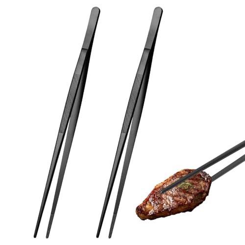 Wexeva set 2 pinze da cucina 30 cm in acciaio inox multifunzione