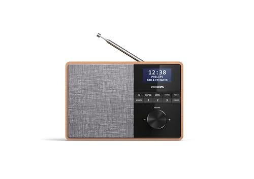PHILIPS R5505 radio portatile con bluetooth cabinet in legno