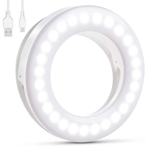 Diyife selfie ring light con 3 livelli di luminosità