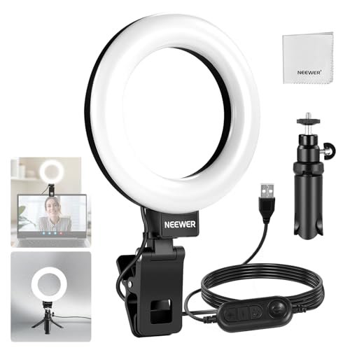 NEEWER BASICS 5 pollici ring light con mini treppiede