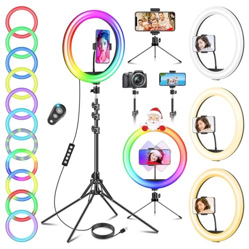 GerTong ring light professionale 11.5 pollici con treppiede