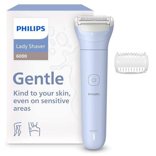 PHILIPS Lady Shaver Serie 6000 rasoio senza filo wet and dry