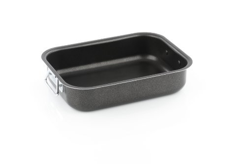 Barazzoni rostiera lasagnera alluminio rivestito 35x25 cm nero
