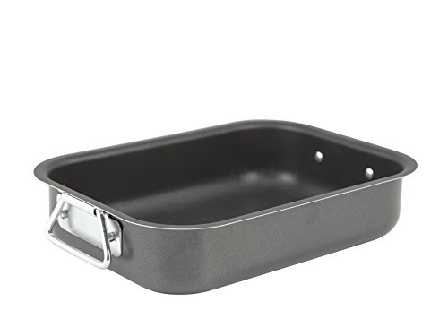 Home Maitre rosticciera antiaderente 24x17 cm alluminio