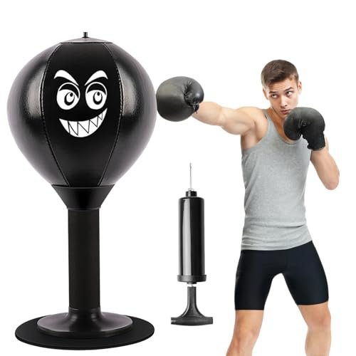 nplaseta sacco da boxe da tavolo punching ball con ventosa