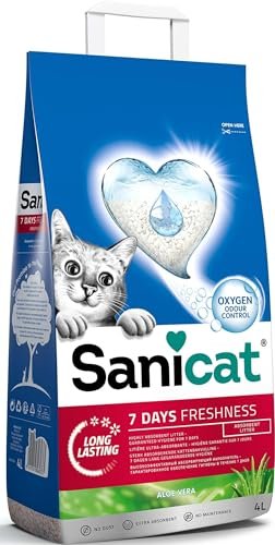 sabbia igienica per gatti agglomerante con aloe vera