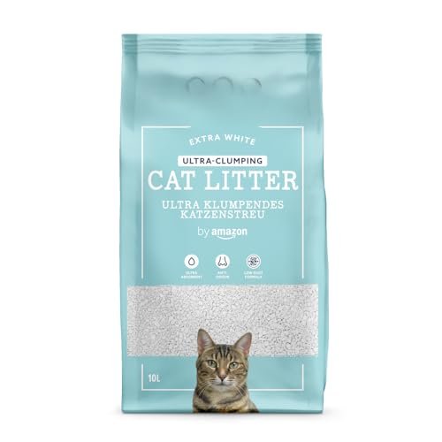 by Amazon lettiera agglomerante per gatti ultra bianca