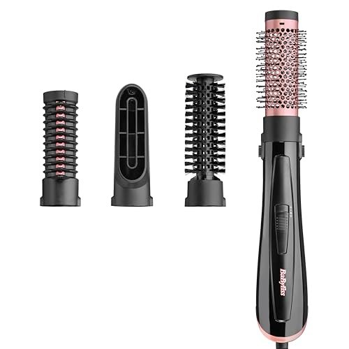 BaByliss spazzola ad aria 4 accessori intercambiabili per lisciare modellare