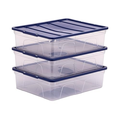 Bankers Box 12L scatole in plastica confezione da 3 BPA Free