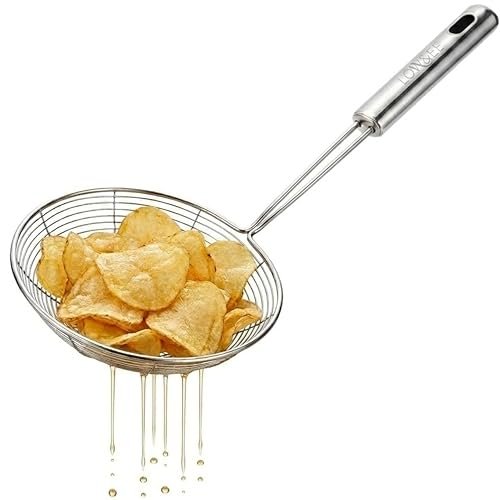 schiumarola acciaio inox mestolo da cucina a rete