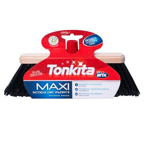 TONKITA maxi scopa per spazi esterni con assicella