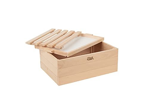 porta pane con coperchio tagliere e cassettina
