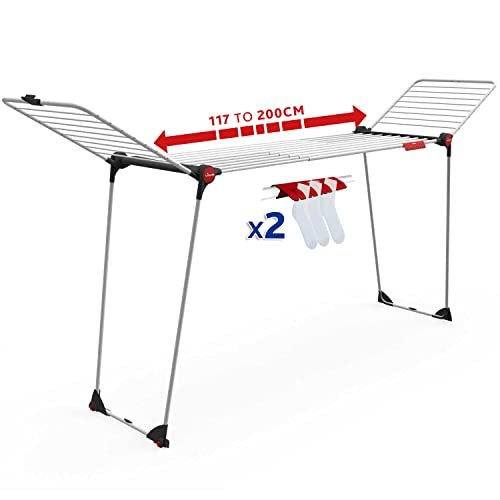 Vileda stendibiancheria Infinity Flex Plus allungabile per lenzuola