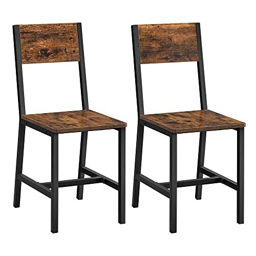 VASAGLE sedie da pranzo set di 2 sedie da cucina