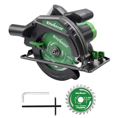 Enventor 1300w sega circolare per legno 5000rpm