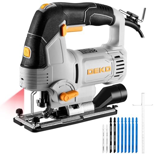 DEKOPRO seghetto alternativo 800W con luce LED e taglio obliquo