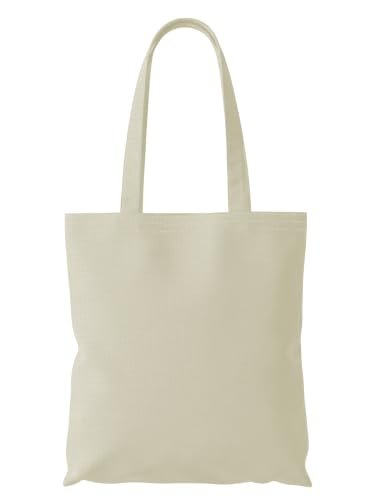 Wonky Line shopper in cotone riutilizzabile naturale