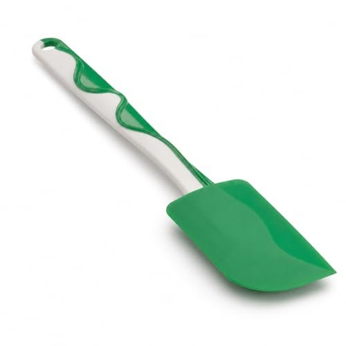 IKEA GUBBRÖRA spatola in gomma verde bianco