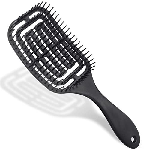 Vinabo spazzola per capelli ventilata professionale curva