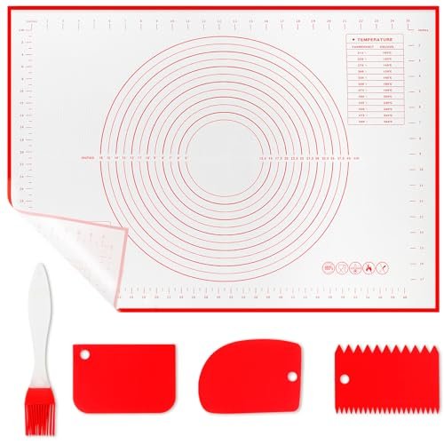 WECUTE spianatoia per impastare silicone 70 x 50 cm tappetino silicone