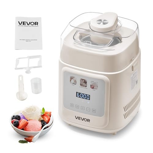 VEVOR gelatiera automatica verticale con compressore integrato senza precongelamento