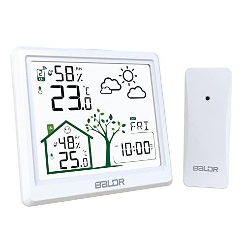 LEVIPE stazione meteo con sensore esterno wireless sveglia