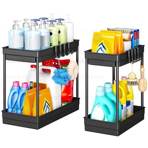 StowBin organizzatore per cucina pacchetto di 2 scaffali sotto il lavello