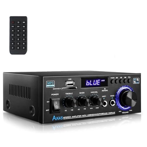 Romicta amplificatore audio hifi stereo bluetooth