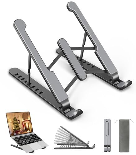 AOVUYCK supporto PC portatile regolabile 8 livelli pieghevole