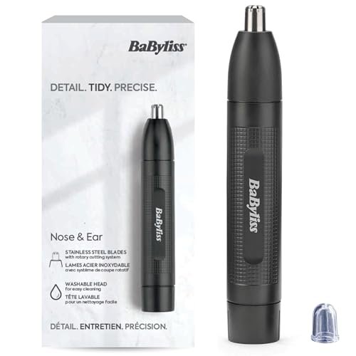 BaByliss trimmer rifinitore naso orecchie doppia lama