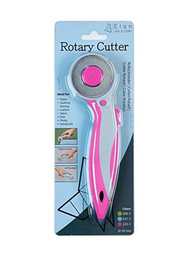 Elan 45mm rotella taglia tessuti rosa cutter per stoffa