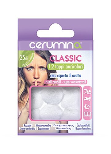 Cerumina tappi auricolari classic 12 pezzi viola