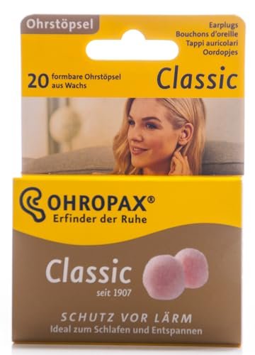 Ohropax Classic tappi per orecchie 20 pezzi